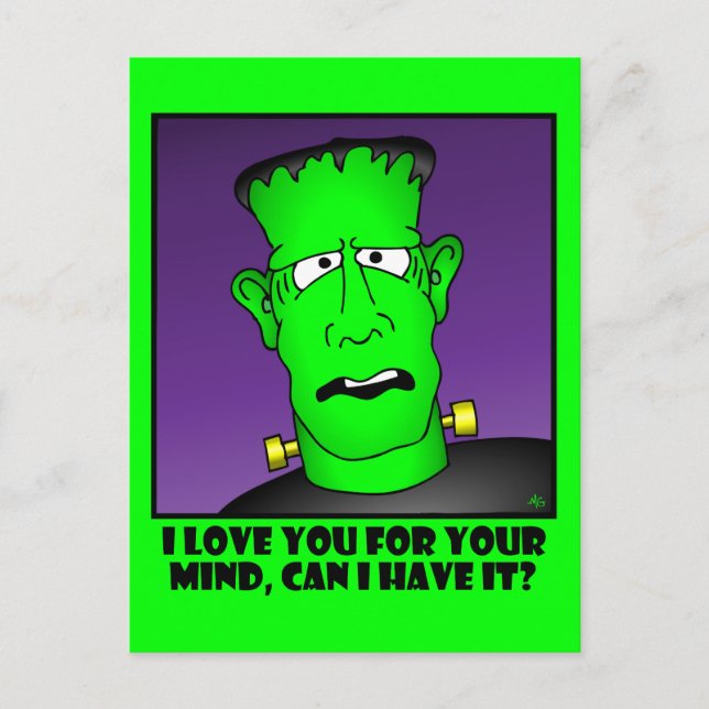FRANKENSTEIN MIND-2 POSTCARD (Front)