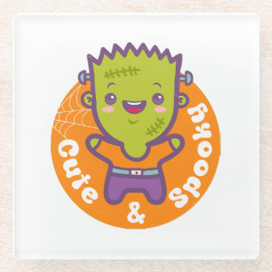 Frankenstein Monster Glass Coaster