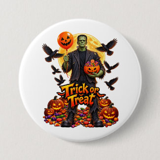 Frankenstein monster Halloween 7.5 Cm Round Badge