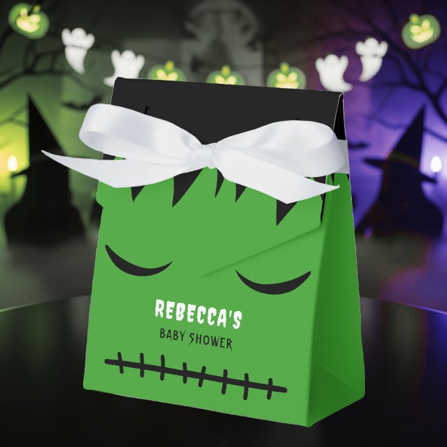 Frankenstein Monster Halloween Baby Shower Favour Box (Frankenstein Monster Halloween Baby Shower Favor Boxes
)