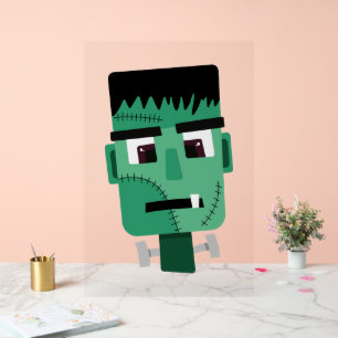 Frankenstein Monster Illustration Acrylic Sign