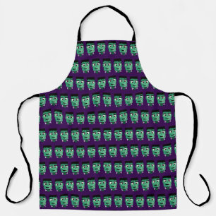 Frankenstein Monster Illustration Apron