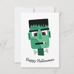 Frankenstein Monster Illustration Card