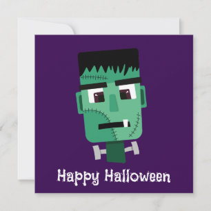 Frankenstein Monster Illustration Card