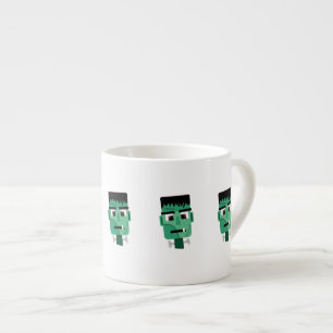 Frankenstein Monster Illustration Espresso Cup