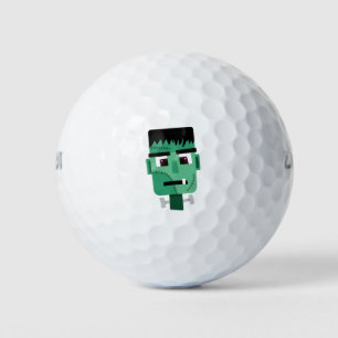 Frankenstein Monster Illustration Golf Balls