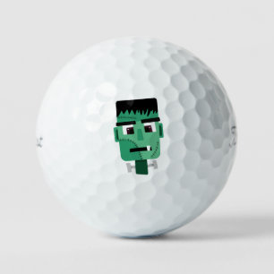 Frankenstein Monster Illustration Golf Balls