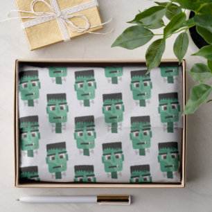 Frankenstein Monster Illustration Tissue Paper