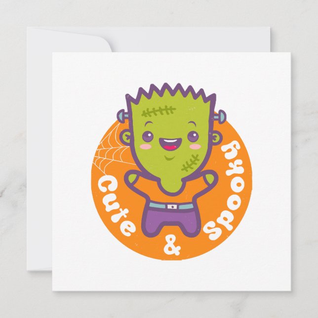 frankenstein monster invitation (Front)