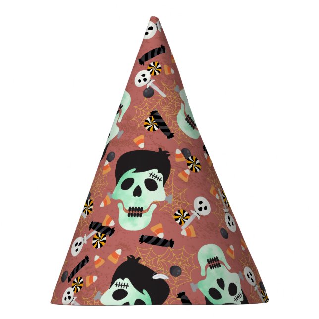 Frankenstein Monster Mash Halloween Party Hat (Right)