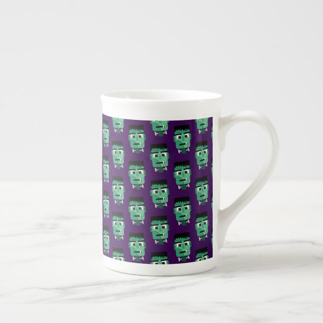 Frankenstein Monster's Head Bone China Mug (Right)