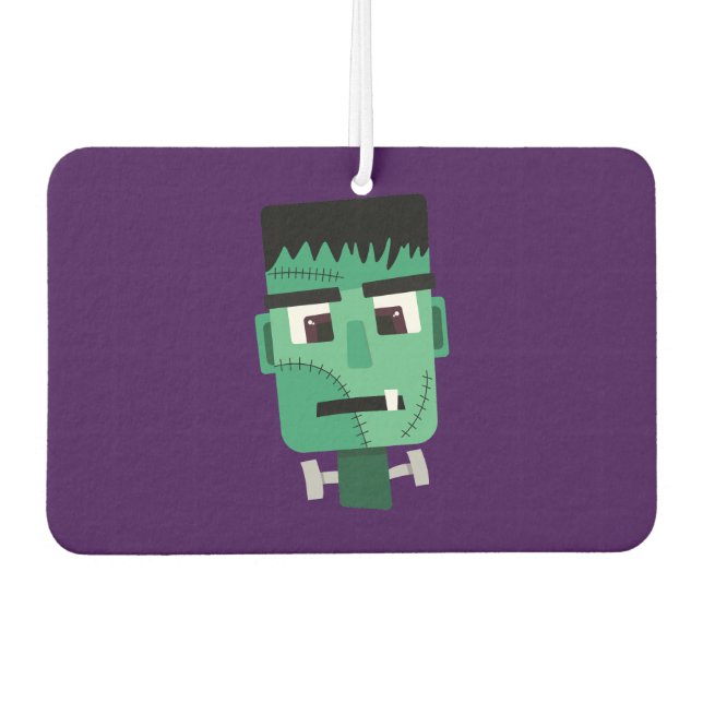 Frankenstein Monster's Head Car Air Freshener (Front)