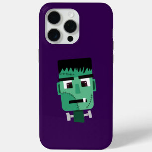 Frankenstein Monster's Head iPhone 15 Pro Max Case