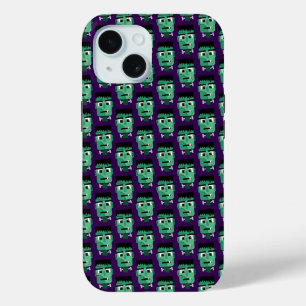 Frankenstein Monster's Head iPhone 15 Case
