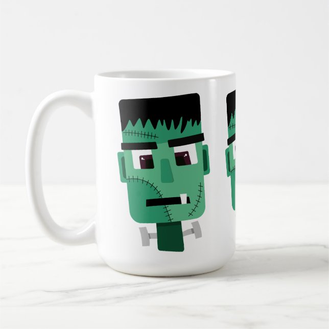 Frankenstein Monster's Head Coffee Mug (Left)