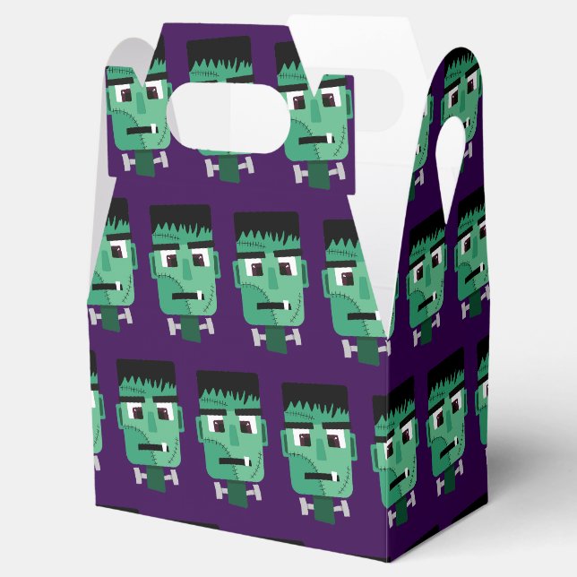 Frankenstein Monster's Head Favour Box (Opened)