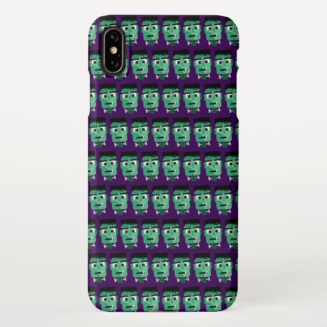 Frankenstein Monster's Head iPhone Case (Back)