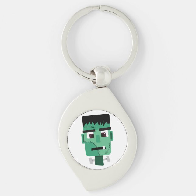 Frankenstein Monster's Head Key Ring (Front)