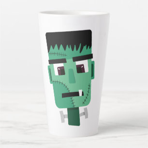 Frankenstein Monster's Head Latte Mug