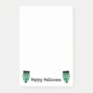 Frankenstein Monster's Head Post-it Notes