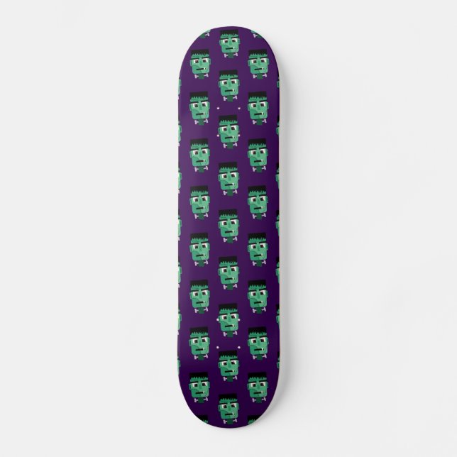 Frankenstein Monster's Head Skateboard (Front)