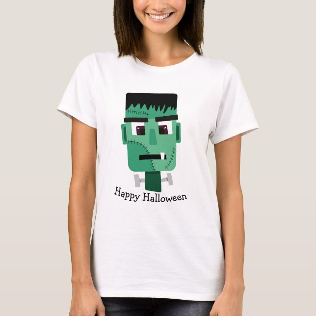 Frankenstein Monster's Head T-Shirt (Front)
