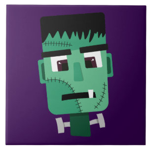 Frankenstein Monster's Head Tile