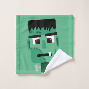 Frankenstein Monster's Head Wash Cloth