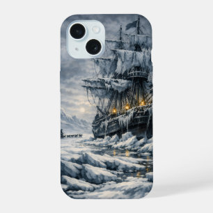Frankenstein’s Arctic Pursuit by BurnsInHell iPhone 15 Case