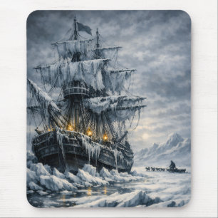 Frankenstein’s Arctic Pursuit by BurnsInHell Mouse Mat