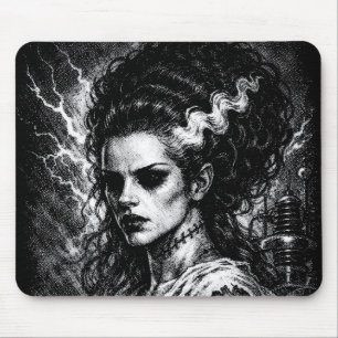 Frankenstein’s Bride — Resurrected by BurnsInHell Mouse Mat