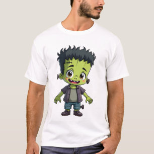 Frankenstein�s Monster � Cute Halloween Cartoon Sh T-Shirt