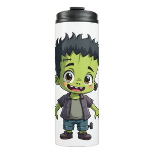Frankenstein�s Monster � Cute Halloween Cartoon Sh Thermal Tumbler