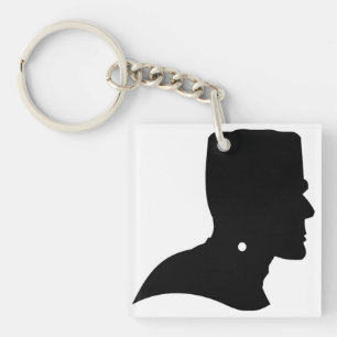 FRANKENSTEIN SILHOUETTE KEY RING