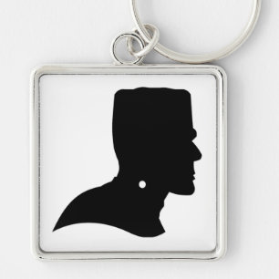 FRANKENSTEIN SILHOUETTE KEY RING