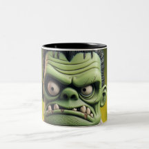 Frankenstein Two-Tone Coffee Mug