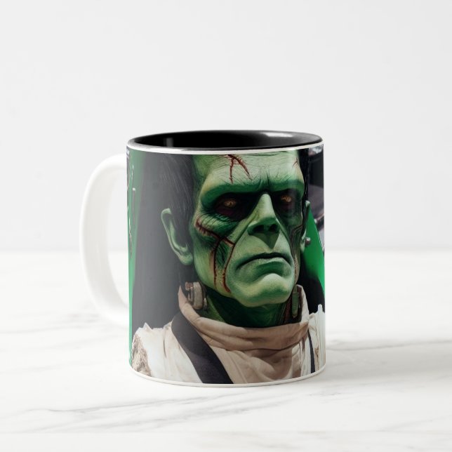 Frankenstein Two-Tone Coffee Mug (Front Left)