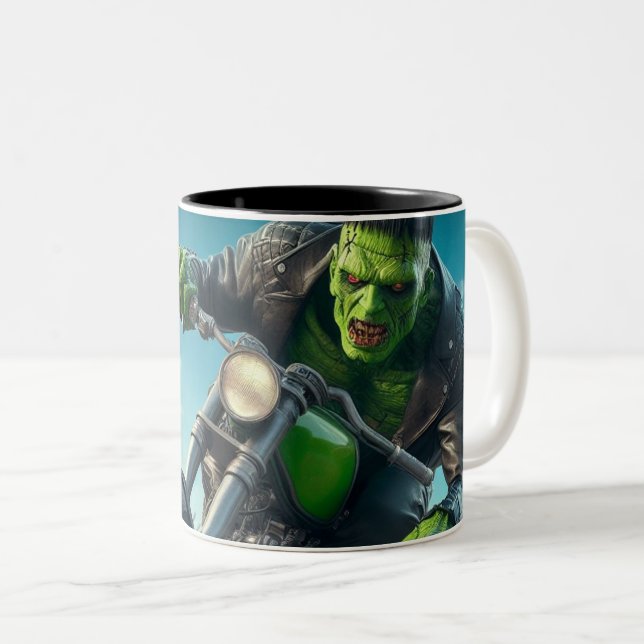 Frankenstein Two-Tone Coffee Mug (Front Right)