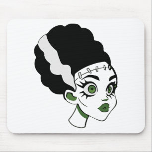 Frankenstein's Bride Monster Halloween Costume 1  Mouse Mat
