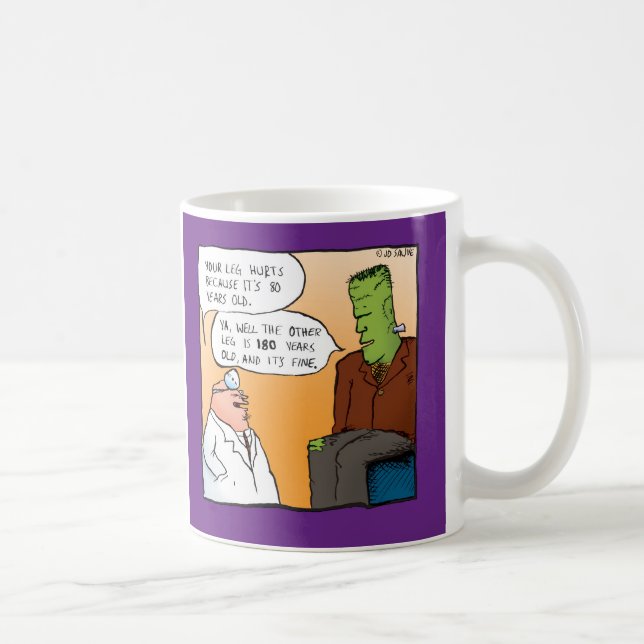 Frankensteins Doctor Cartoon Coffee Mug (Right)