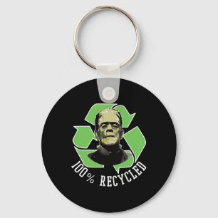 Frankenstein's Monster - 100% Recycled S Funny Hal Key Ring