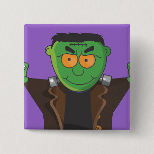 Frankenstein's Monster 15 Cm Square Badge