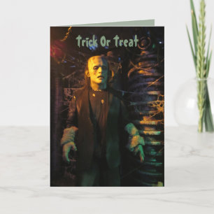 Frankenstein's Monster Halloween Card