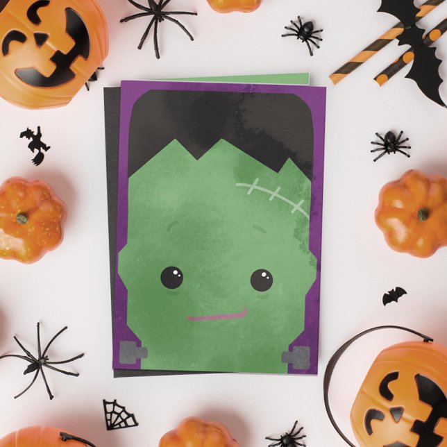 Frankenstein's Monster Halloween Holiday Card (Creator Uploaded)
