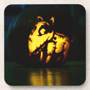 Frankenweenie pumpkin coaster