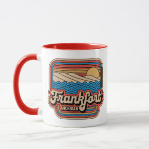 Frankfort 70s Retro Michigan Vintage Mug