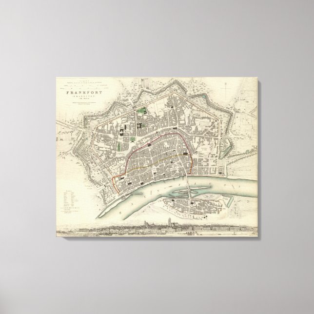Frankfort Frankfurt am Main Canvas Print (Front)