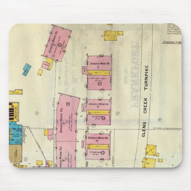 Frankfort, Kentucky 12 Mouse Mat (Front)