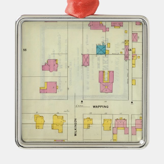 Frankfort, Kentucky 15 Metal Tree Decoration (Front)