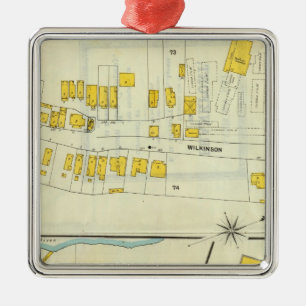 Frankfort, Kentucky 18 Metal Tree Decoration